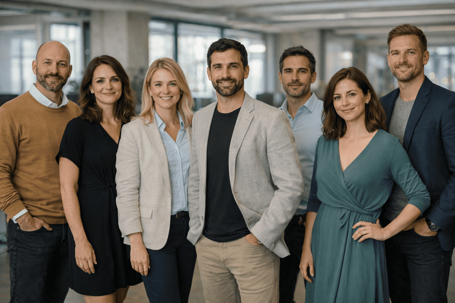 Team working on AI trading platform — SmartBit Boost